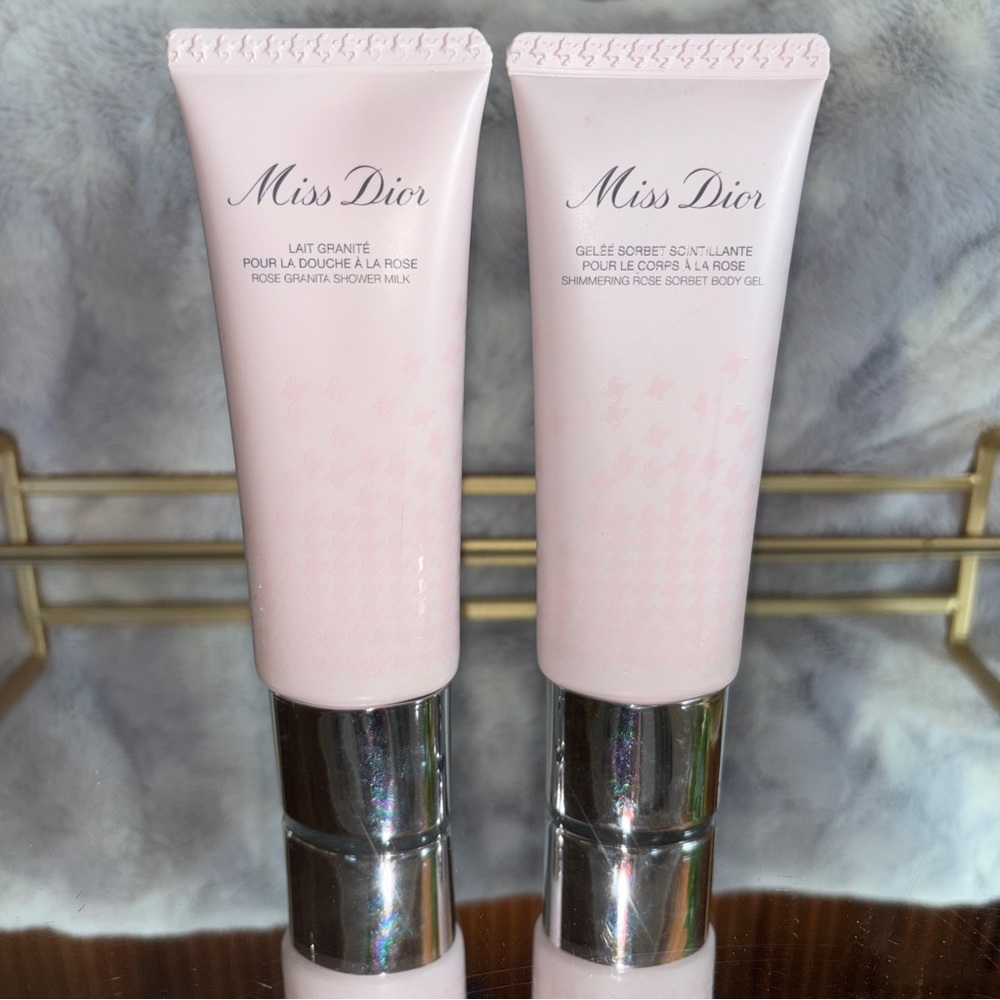 Miss Dior Rose Sorbet Shower Gel + Rose Granita Shower Milk Duo | $110 Retail
